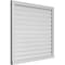 Ekena Millwork Vertical Surface Mount PVC Gable Vent: Functional, w/ 2"W x 2"P Brickmould Sill Frame, 42"W x 38"H GVPVE42X3803SF - alternate 3